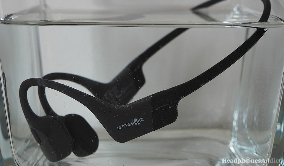 Shokz OpenRun waterproof test