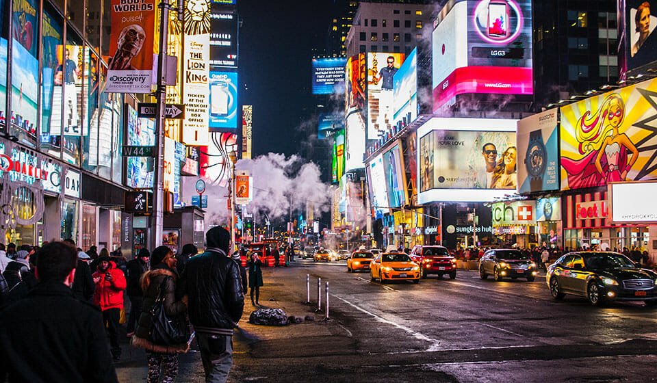 Ambient noise in NYC Times Square