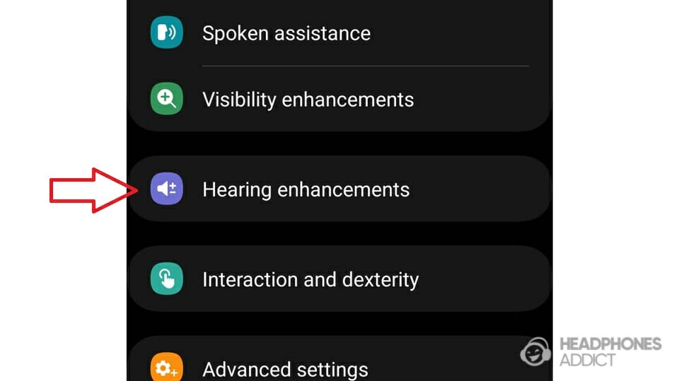 Android hearing enhancements