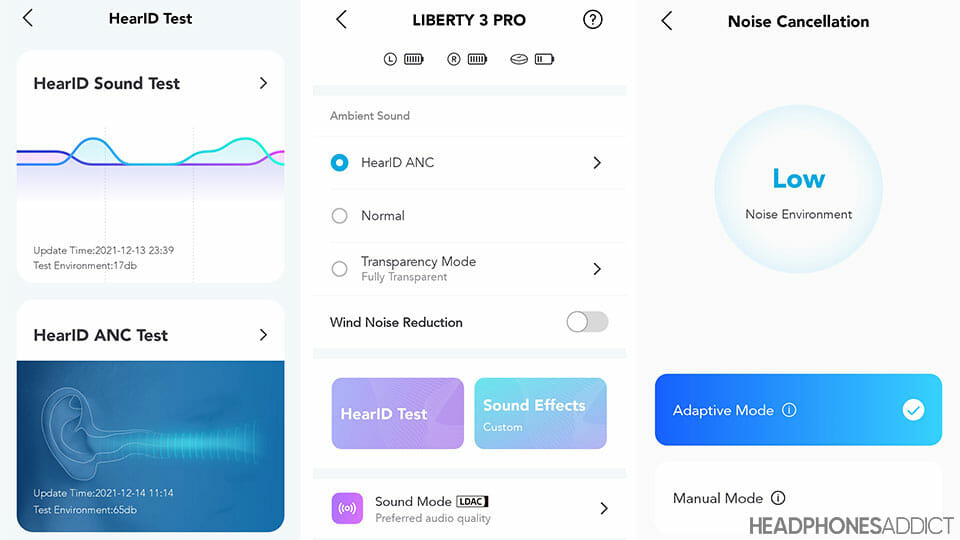 Anker Soundcore Liberty 3 Pro ANC app settings