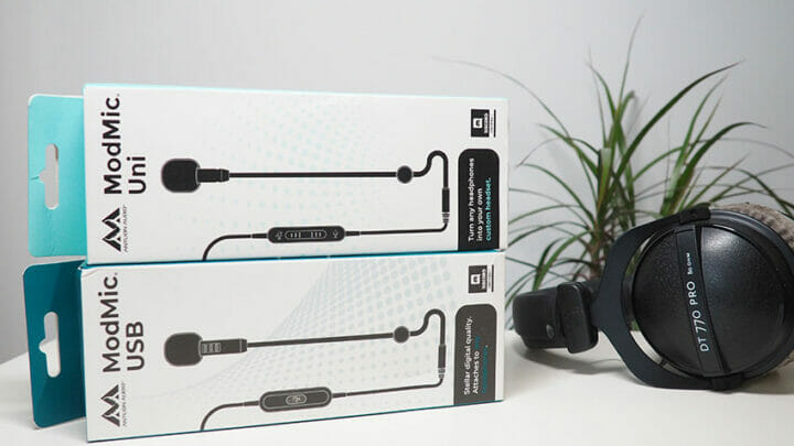 Antlion Audio ModMic USB & ModMic Uni in box