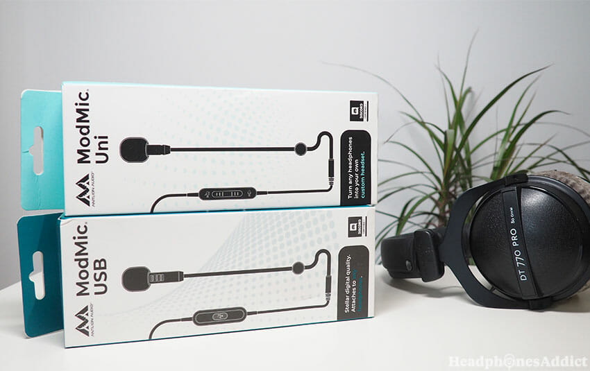 Antlion Audio ModMic USB & ModMic Uni in box