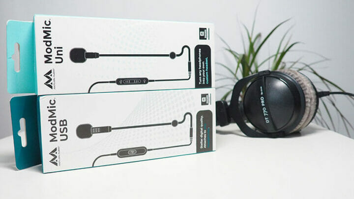 Antlion Audio ModMic Uni & USB in boxes