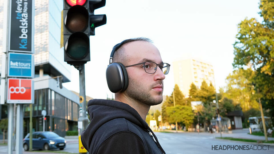 Apple AirPods Max on the streets