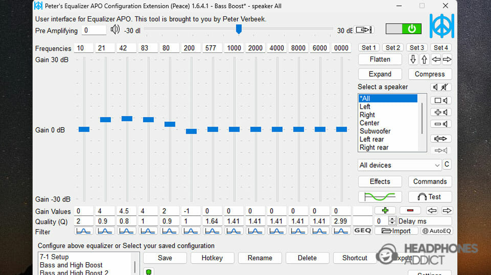 Best EQ for bass boost