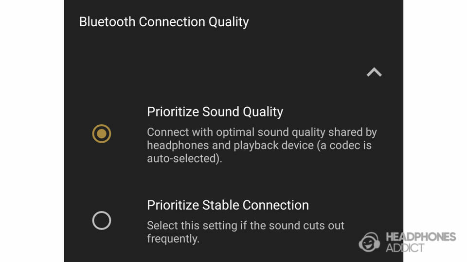 Bluetooth audio quality priority