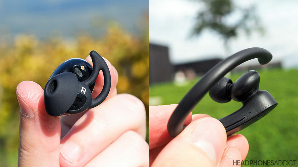 Bose Sport Earbuds vs. Beats PowerBeats Pro earbud