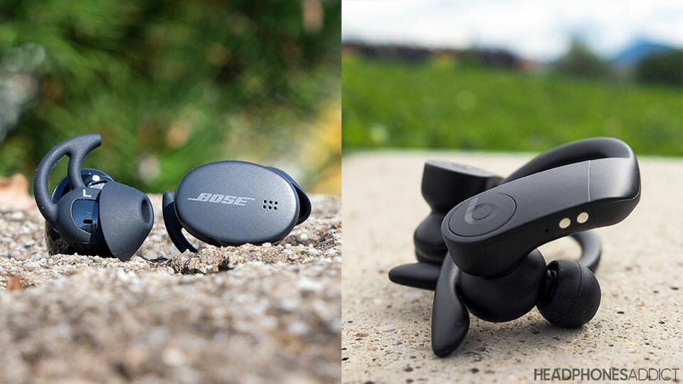 Bose Sport Earbuds vs. Beats PowerBeats Pro earbuds