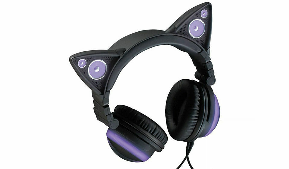 Brookstoone Wired Cat Ear Headphones