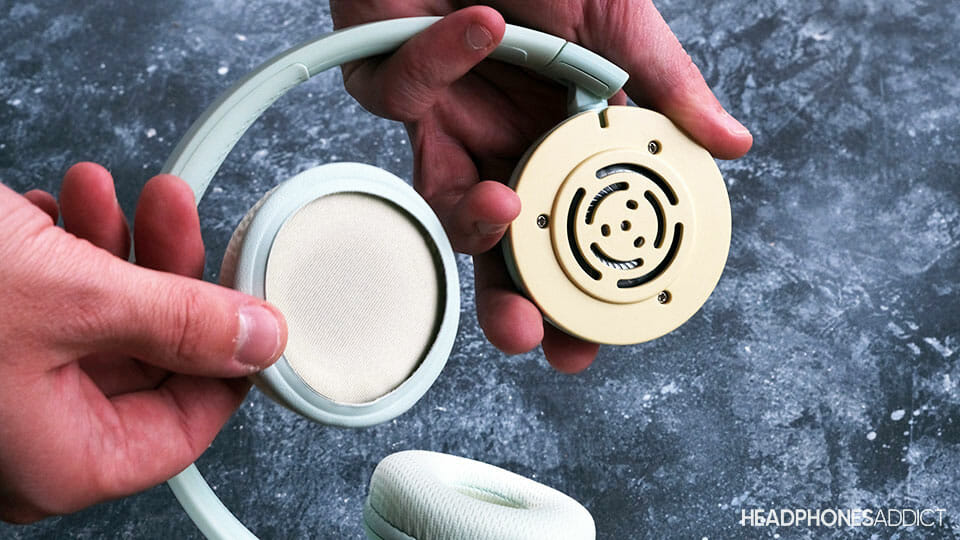 BuddyPhones POP Fun removable earpads