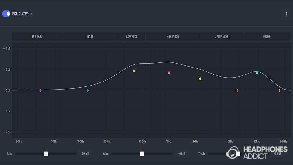 Competitive gaming EQ settings