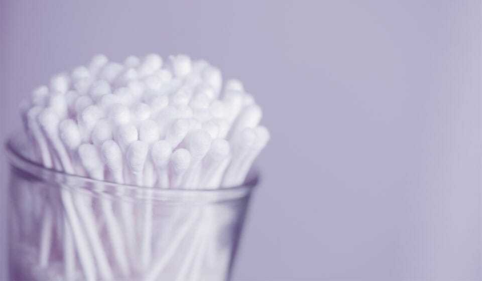 Cotton swabs bad for ear health