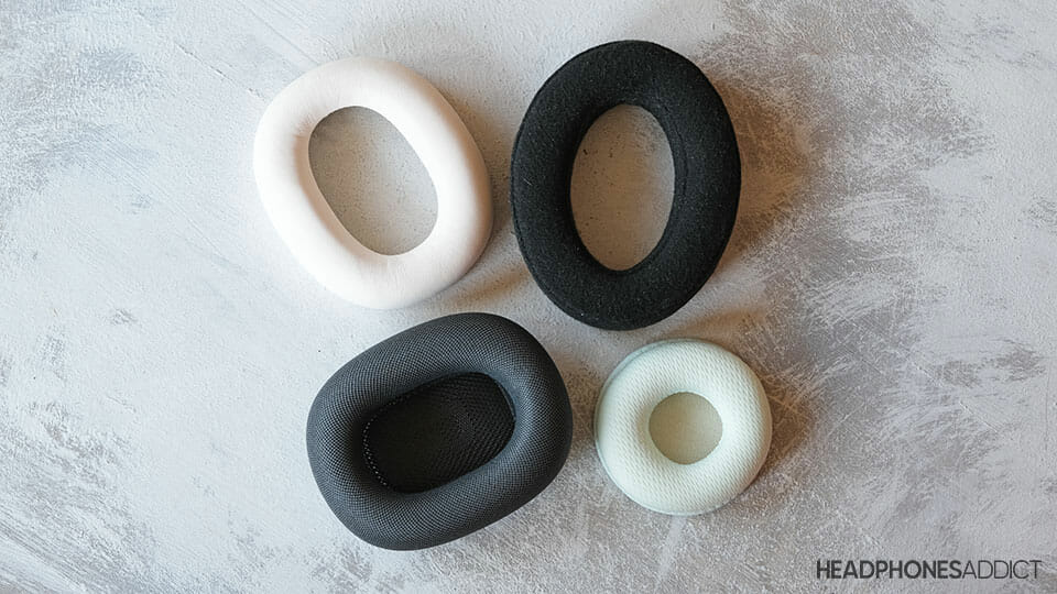 Different earpads