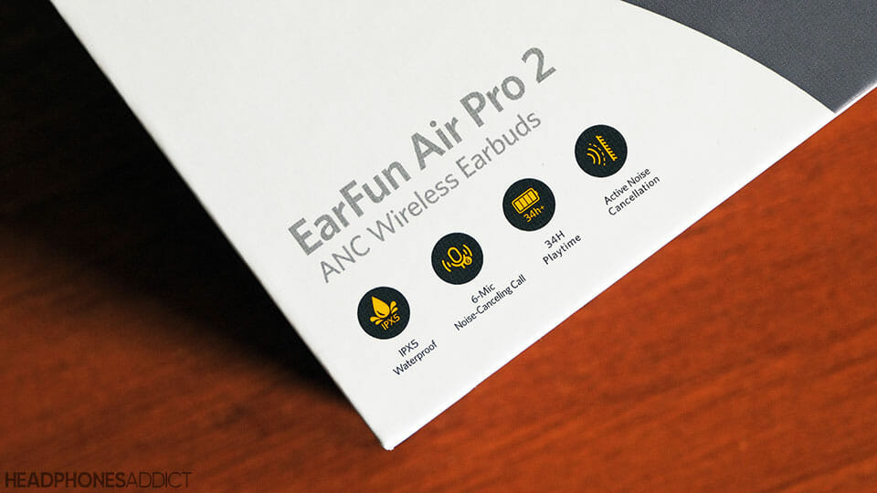 EarFun Air Pro 2 box ANC mic