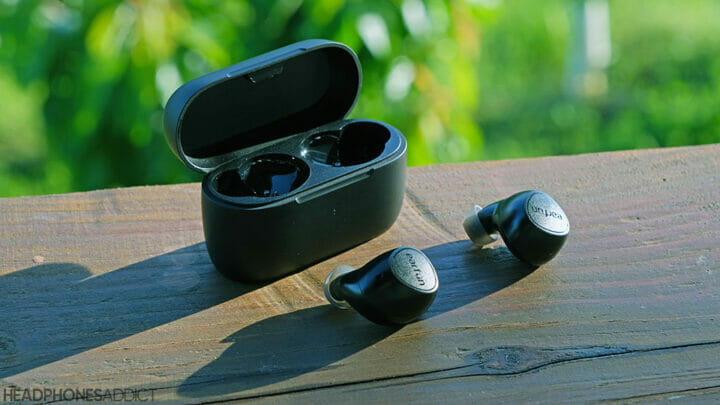 EarFun Free 2 earbuds with charging case