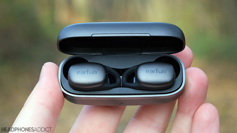 EarFun Free Pro 2 earbuds in the case