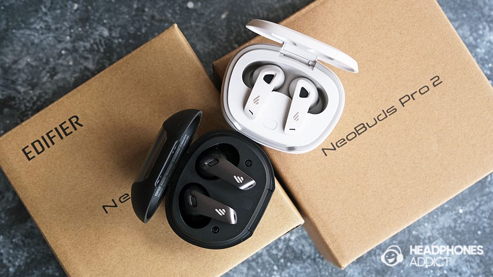 Edifier NeoBuds Pro 2 buds case comparison