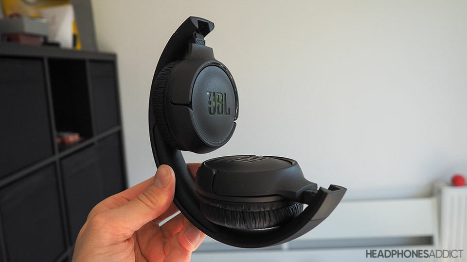 JBL Tune 500BT headphones folded