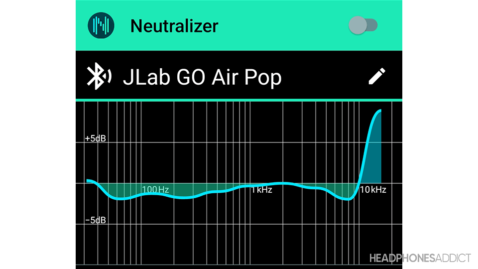 JLab Go Air Pop neutralizer app