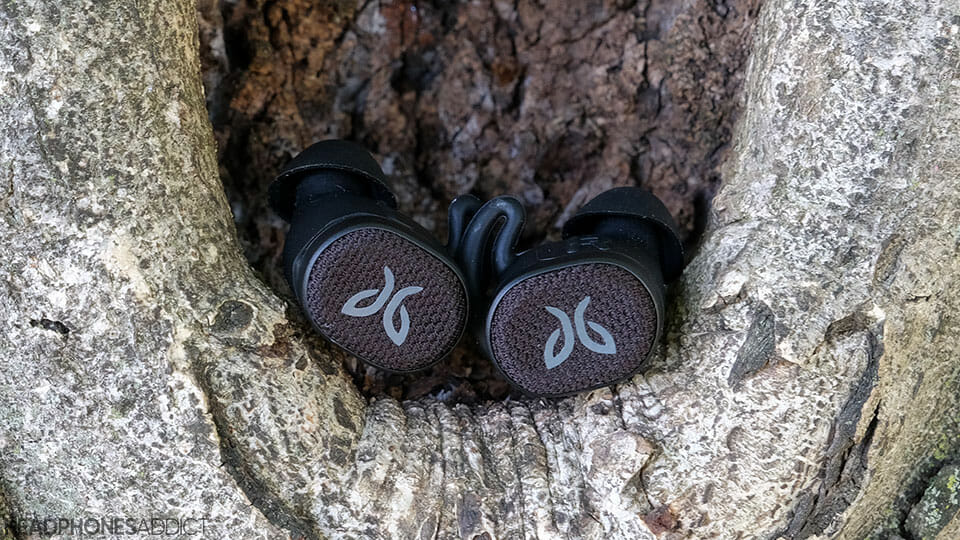 Jaybird Vista 2 earbuds close-up