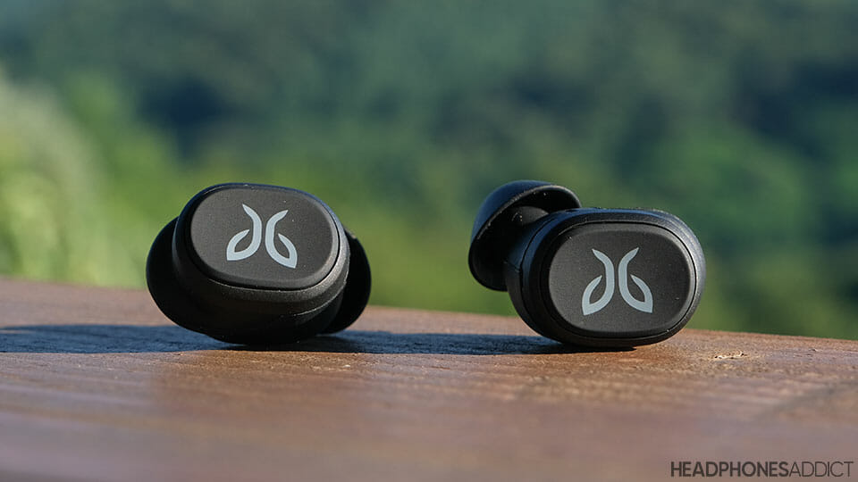 Jaybird Vista earbuds close up