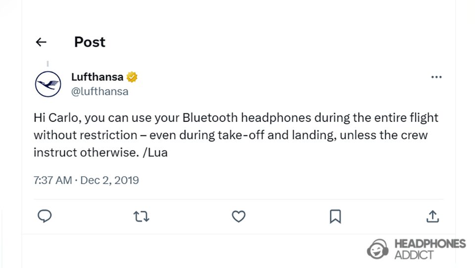 Lufthansa twitter X