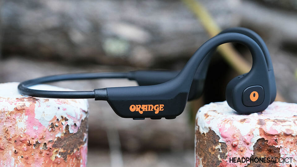 Orange O Bones bone conduction headphones