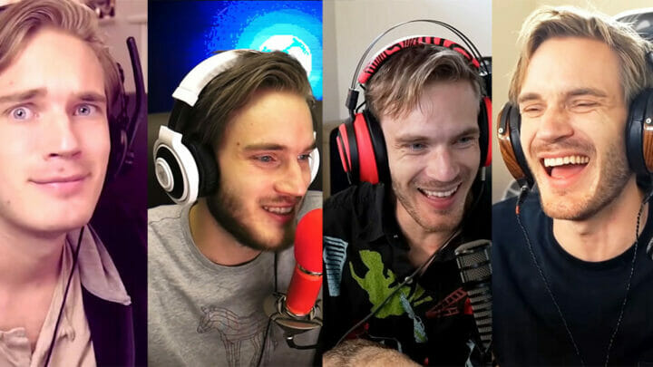 Pewdiepie headphones through time