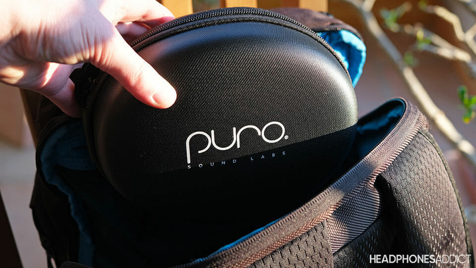 Puro Sound Labs PuroPro in backpack