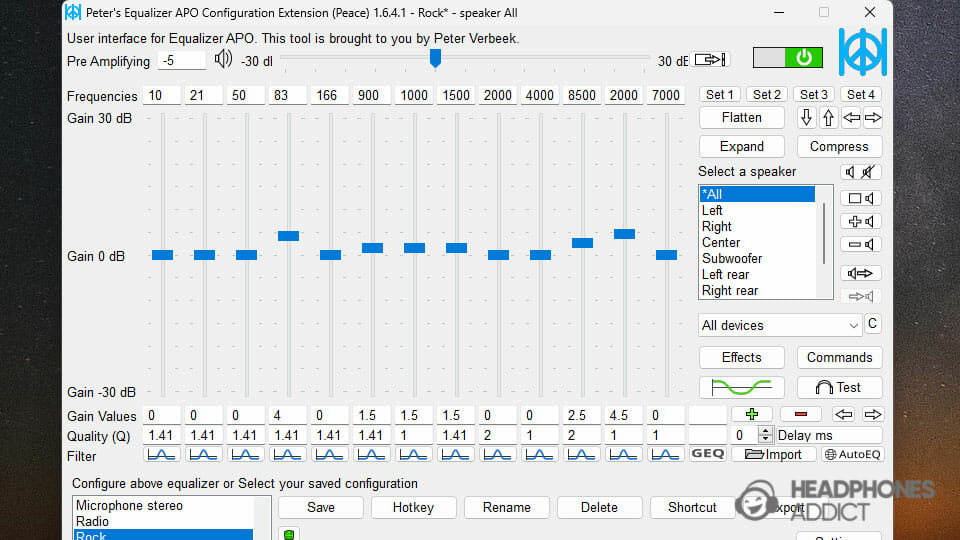 Best EQ for rock music