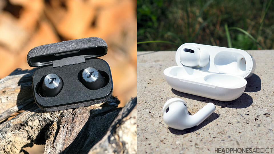 Sennheiser Momentum True Wireless 2 vs. Apple AirPods Pro true wireless earbuds