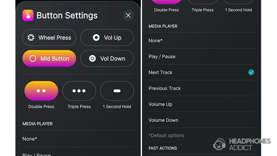 Skullcandy Crusher ANC 2 custom controls