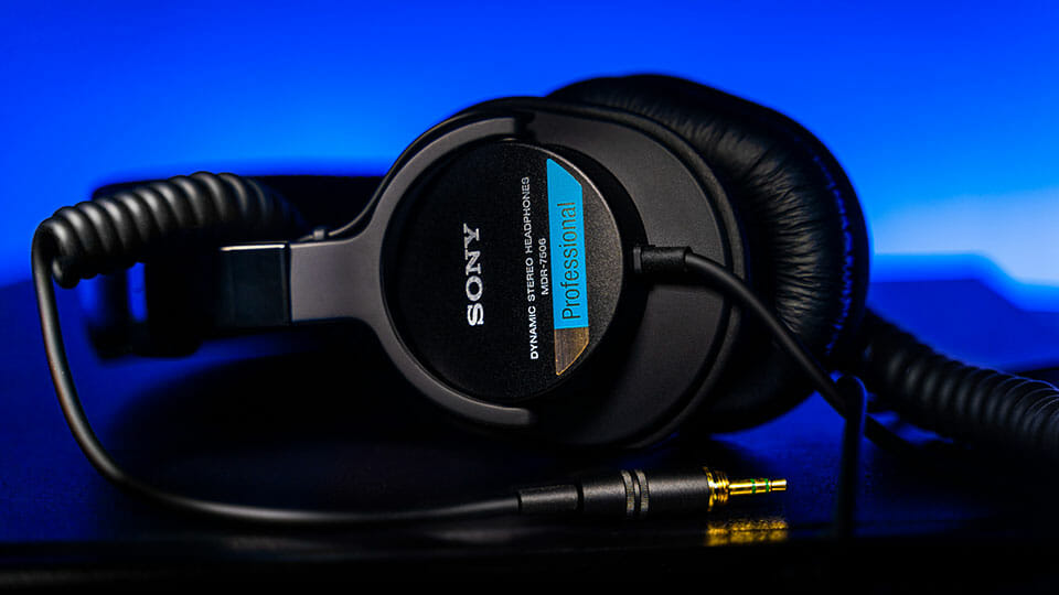 Sony MDR 7506 wired headphones