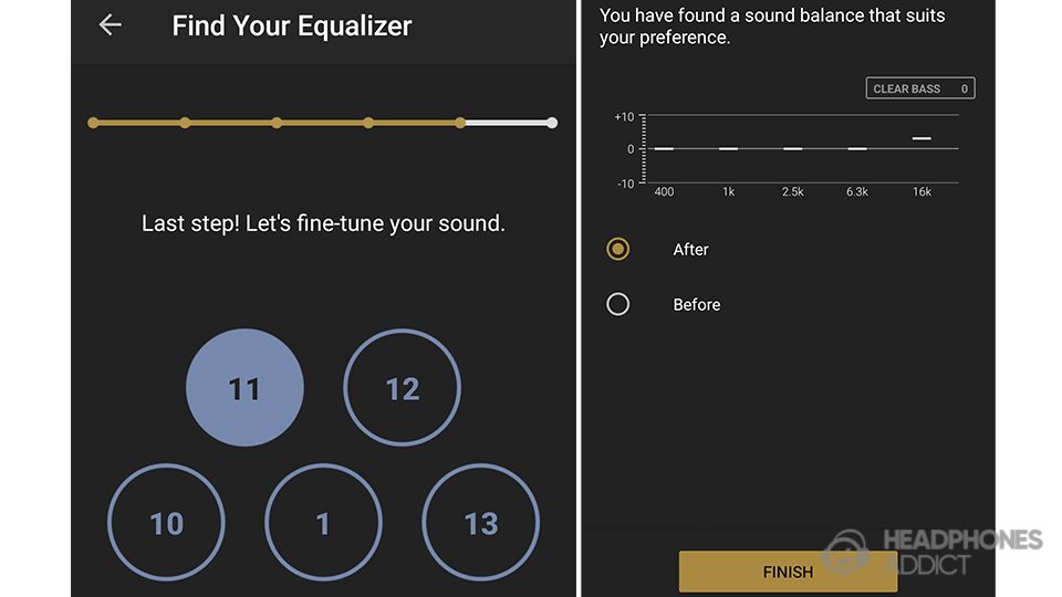 Sony WF-1000XM5 find your equalizer