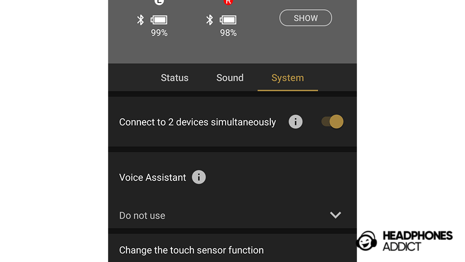 Sony activate multipoint