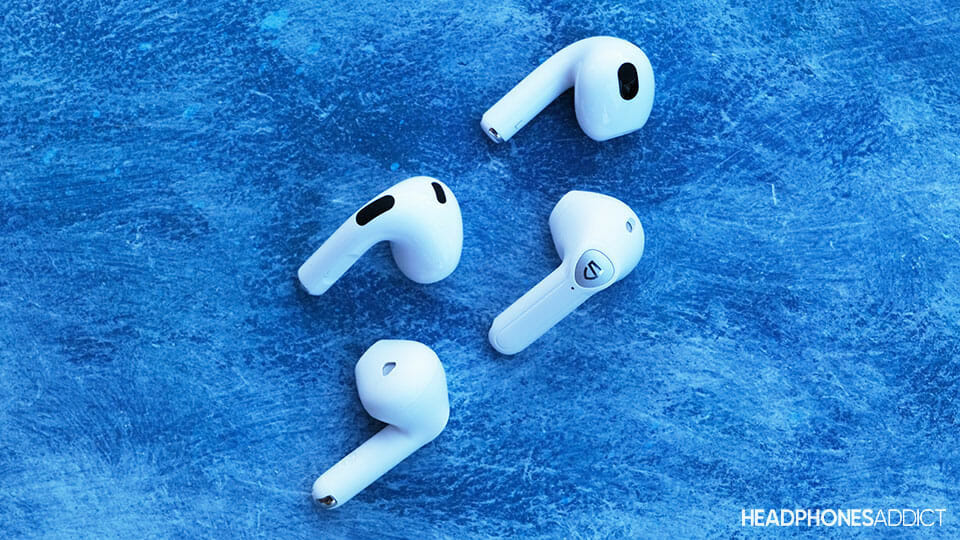 SoundPEATS Air3 Deluxe with AirPods 3