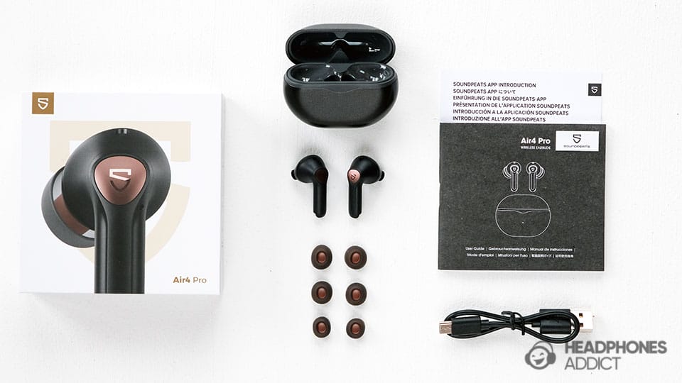 SoundPEATS Air4 Pro accessories