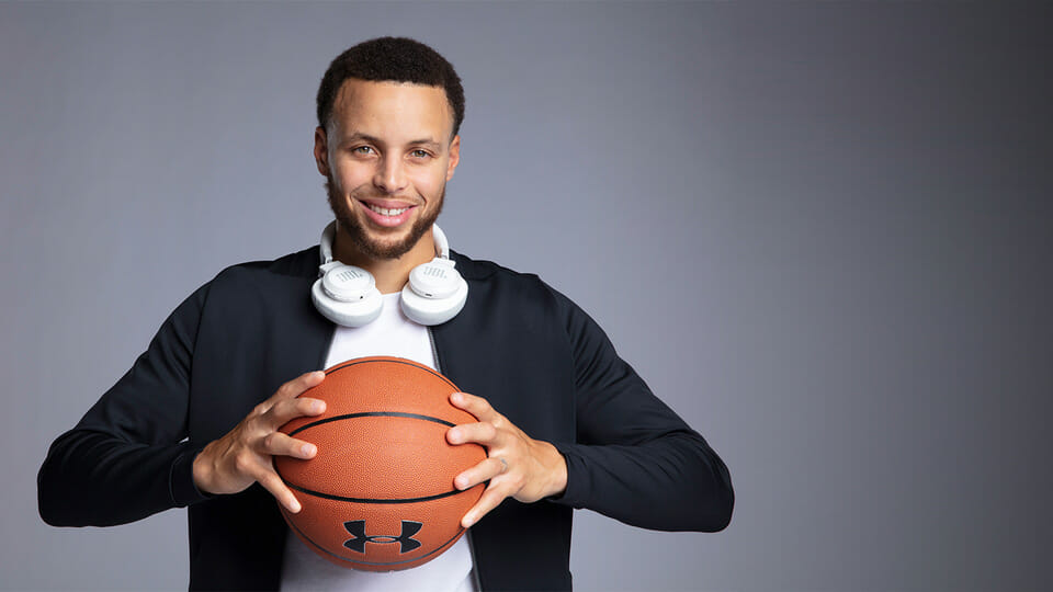 Stephen Curry JBL headphones