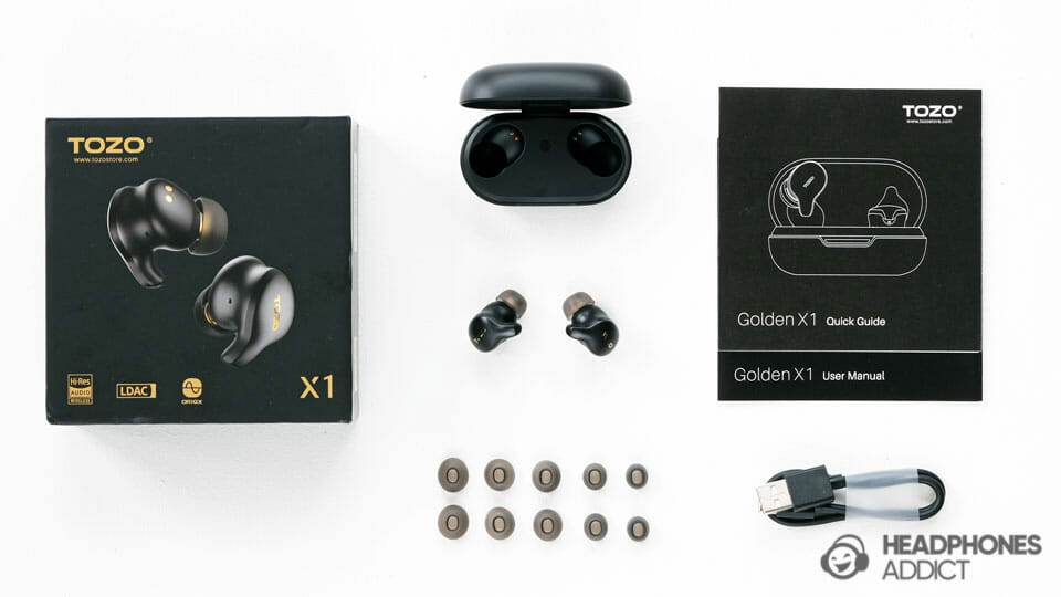 TOZO Golden X1 accessories