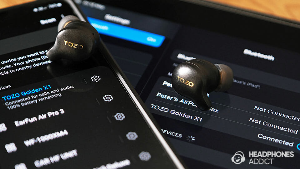 TOZO Golden X1 multipoint