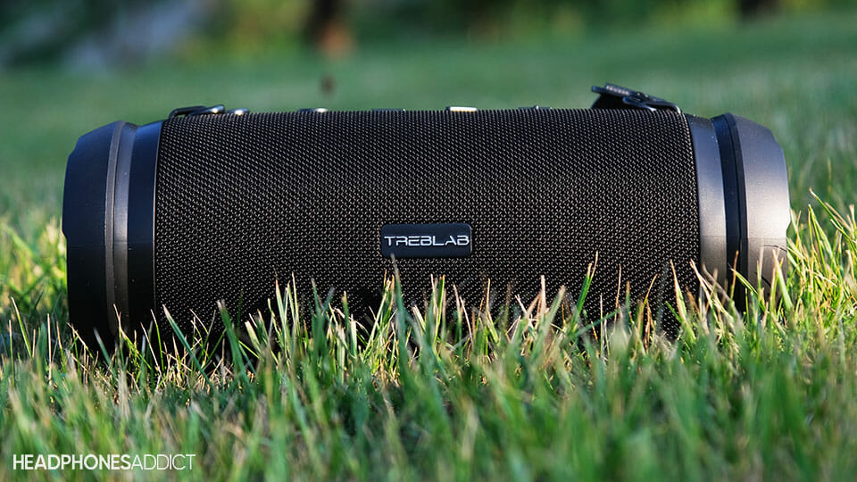 Treblab HD Max on the grass