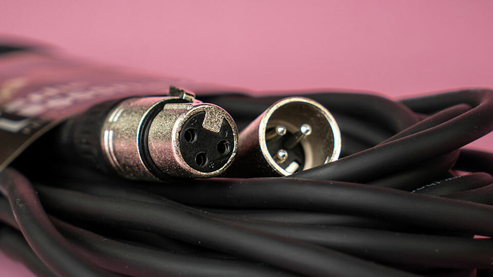 XLR male female connector