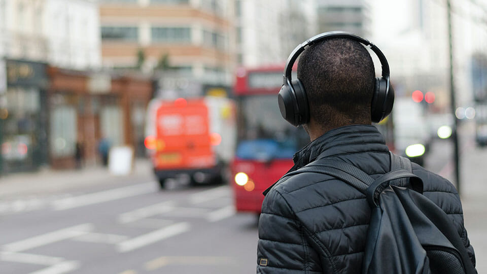 Man passing the streets