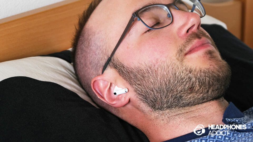 Sleeping with AirPods